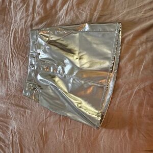 Silver Women's Skirt